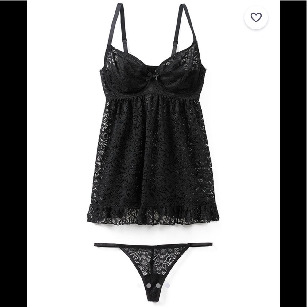 Adore Me Blaize Plus Babydoll Set